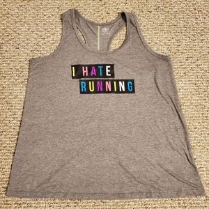 Women's Athletic Works I Hate Running Tank Top